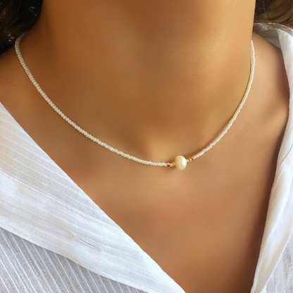 HARMONY FRESHWATER PEARL NECKLACE