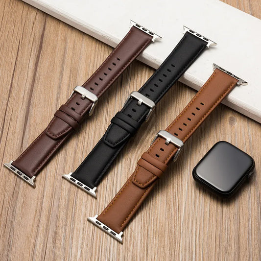 Classic Watch Genuine Leather Band