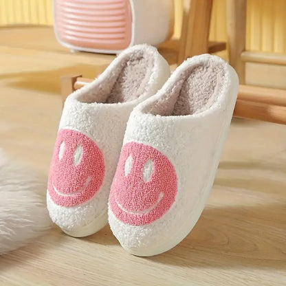 Smiley Plush Slippers